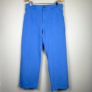 Big Bud Press Work Pants Utility Carpenter Blue Mens Cargo Size L